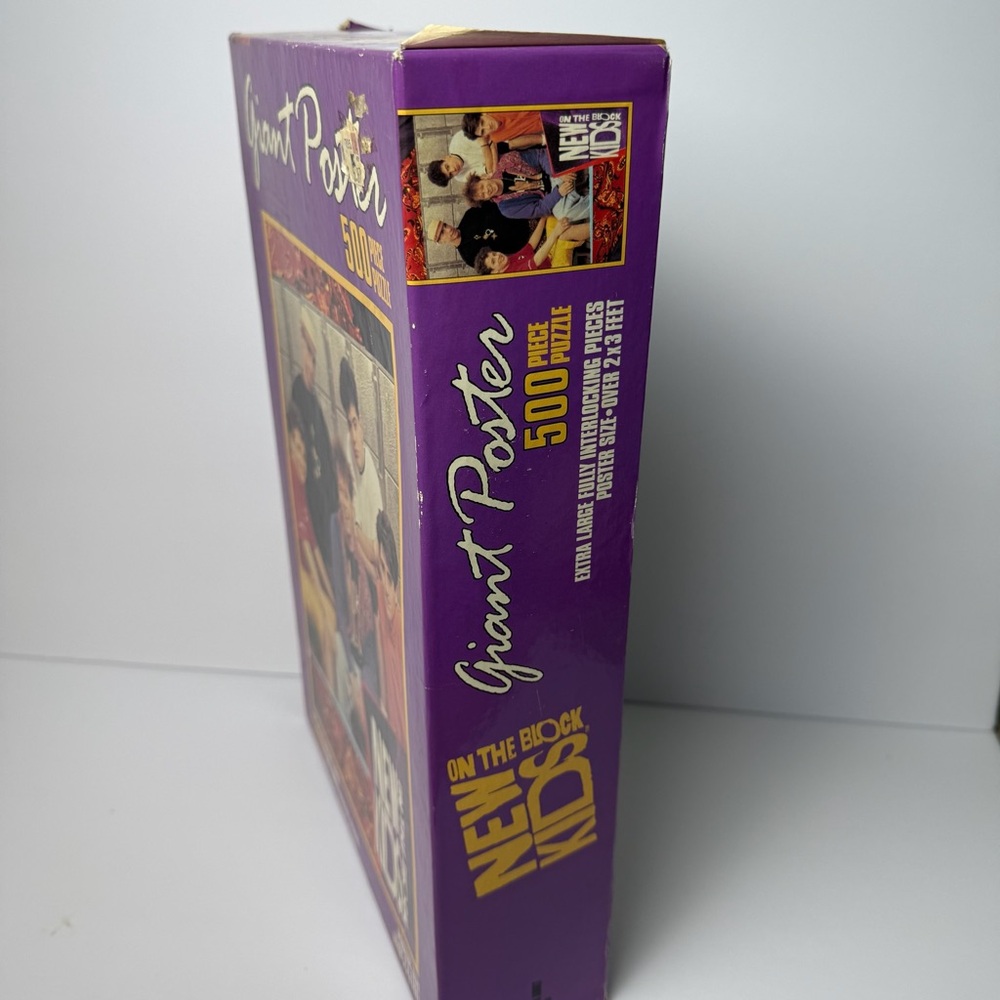 MB Jigsaw Puzzle 1989 Giant 500pc Vintage Puzzle 80s Pop Icon Factory Sealed - Picture 3 of 8